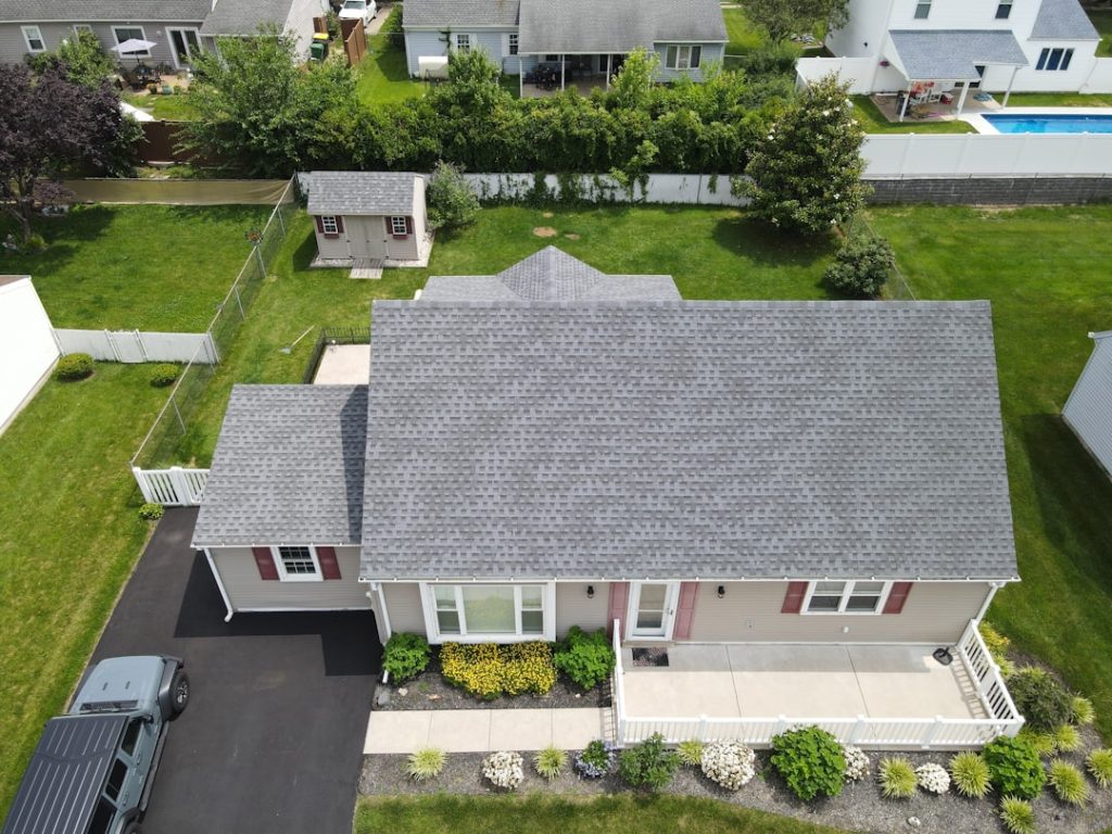 Asphalt shingle roof replacement on a residential home in Pennsylvania, completed by Paragon Exterior. High-quality materials and expert installation for lasting protection. Learn more at https://www.paragonexterior.com If you download please link back to our website