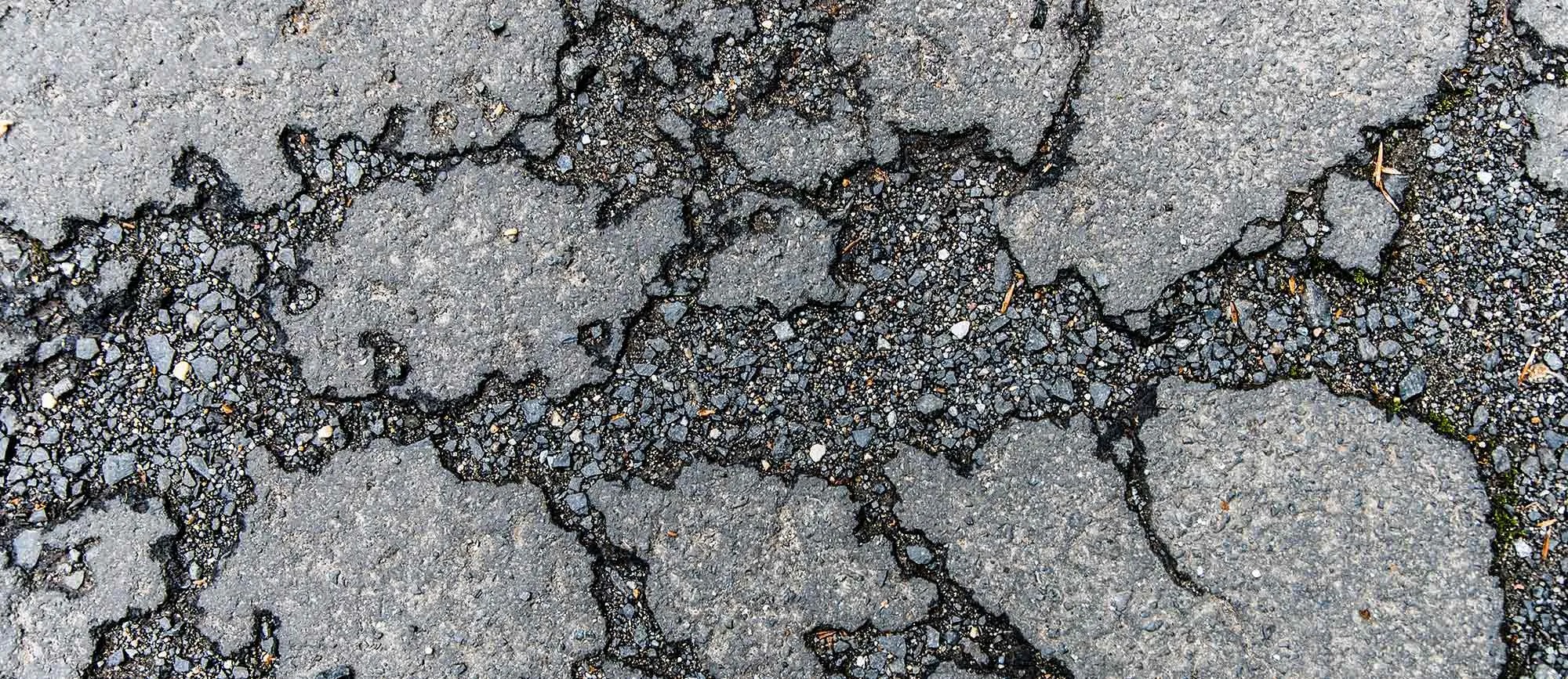 Asphalt repair work